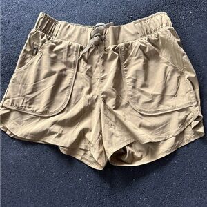 All in Motion Women's Tan Cargo Shorts